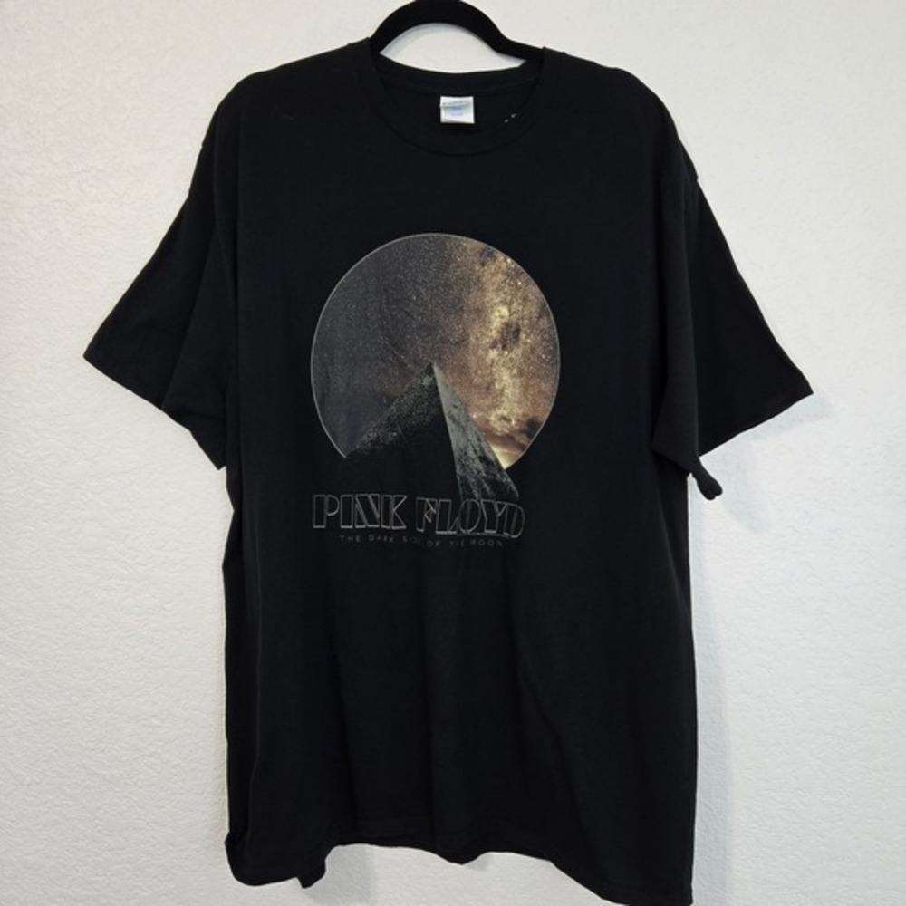 Pink Floyd The Dark Side of the Moon T Shirt Black Graphic Concert‎ Tour Tee